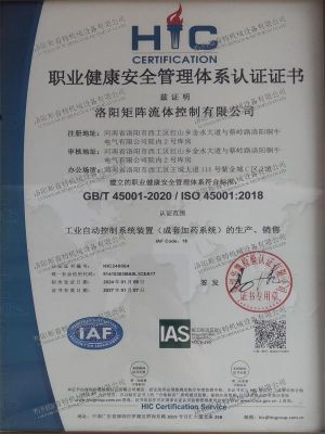 矩阵 ISO 职业健康